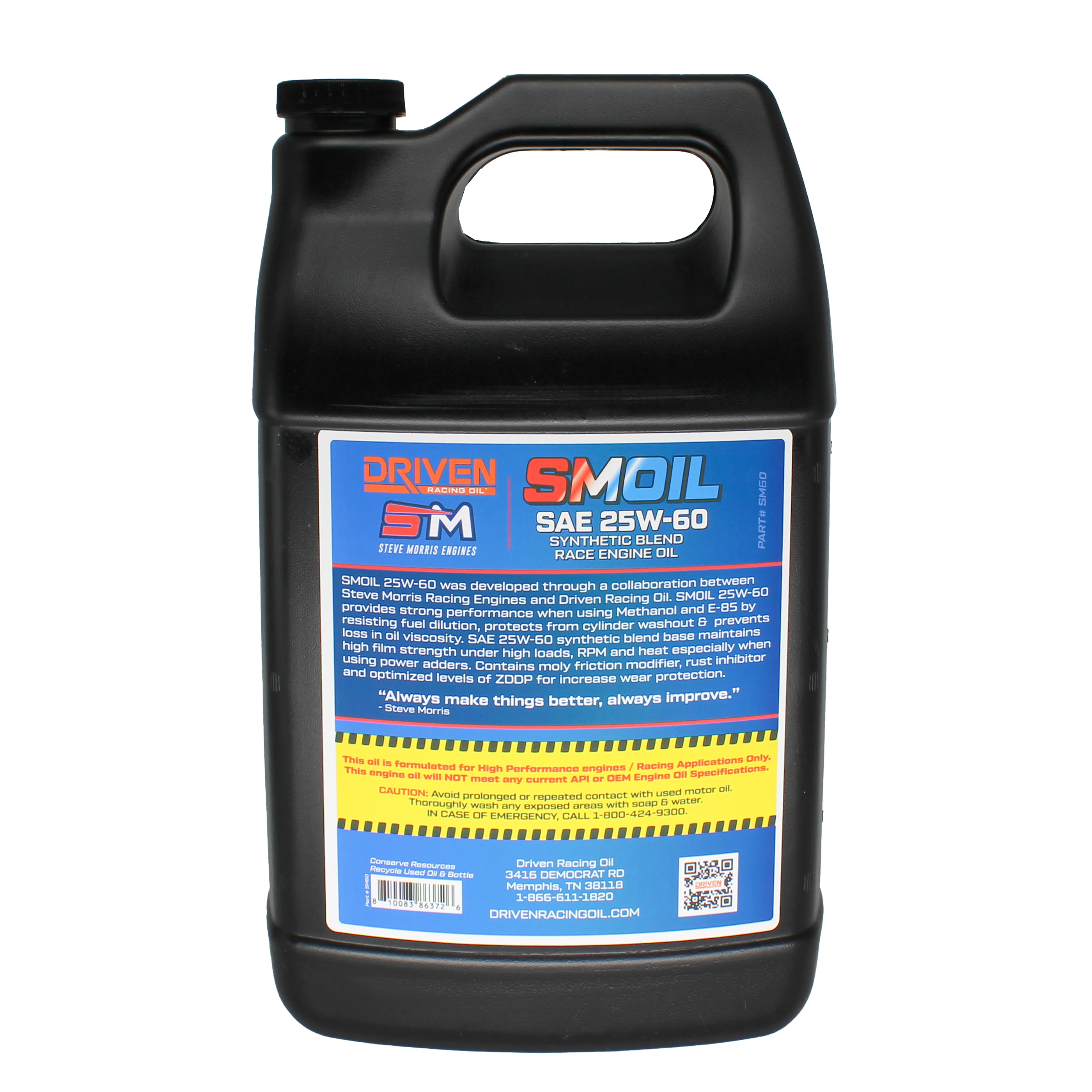 SMOIL SAE 25W-60 Synthetic Blend | Gallon - Image 2